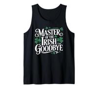 Master of The Irish Goodbye St Patricks Day Party Shamrock Tank Top
