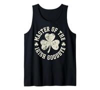 Master of The Irish Goodbye St Patricks Shamrock Party Gift Tank Top
