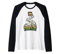 Master of the Paper Trail Funny Accountant Apparel Raglan Baseball Tee