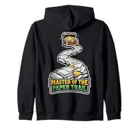 Master of the Paper Trail Funny Accountant Apparel Zip Hoodie
