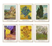 Master Painter Wall Art Decor Classical Oil Painting Canvas Prints Wall Art Exhibition Posters Famous Artist Decor Vintage Posters for Room Aesthetic Wall Decor (8"x10" UNFRAMED, Style D)