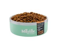 Master Pet Supply Stainless Steel Dog Bowls - 25 oz, Heavy Duty - Pistachio, Double Wall Extra-Thick Insulated, Non-Slip Pet Water Bowl for Dogs, Cats & Pets, Anti Rust Metal, Dish Washer Safe