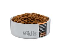 Master Pet Supply Stainless Steel Dog Bowls - 25 oz, Heavy Duty - Stainless Steel, Double Wall Extra-Thick Insulated, Non-Slip Pet Water Bowl for Dogs, Cats & Pets, Anti Rust Metal, Dish Washer Safe