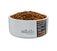 Master Pet Supply Stainless Steel Dog Bowls - 32 oz, Heavy Duty - Stainless Steel, Double Wall Extra-Thick Insulated, Non-Slip Pet Water Bowl for Dogs, Cats & Pets, Anti Rust Metal, Dish Washer Safe