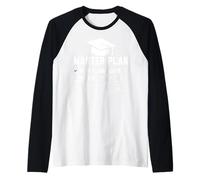 Master Plan Step 1 Graduate Step 2 Take Over The World Raglan Baseball Tee