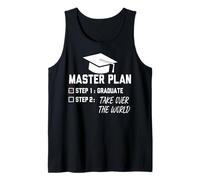 Master Plan Step 1 Graduate Step 2 Take Over The World Tank Top
