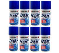 MASTER PLAST 150ML 8PACK FREEZE SPRAY INSTANT INJURY RELIEF SOOTHES TWIST SPRAINS MUSCLE PAIN