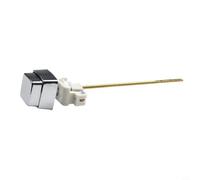 Master Plumber Toilet Tank Lever Side Mount With Chrome Finish Brass And Push Button For Front Angle Mount Toilet Flush Systems