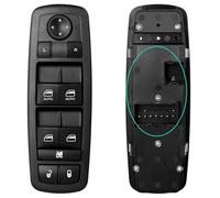 Master Power Window Control Switch for 2009-2012 Dodge Ram 1500 2500 3500 Pickup Crew Cab Quad 09 10 11 12 4602863AD 4602863AB, 3+9 PINS, Driver Side Door Lock Window Controller