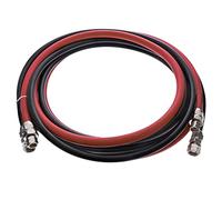 Master Pro Series - Professional 12 Foot Air and Fluid Hose Set for Paint Pressure Pot Tanks - Fluid Hose Assembly 1/4" IND, Air Hose Assembly 5/16" IND - Highest Grade Heavy Duty