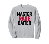 Master Rage Bater, Funny Slang Text Sweatshirt