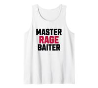Master Rage Bater, Funny Slang Text Tank Top