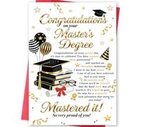 Master’s Degree Graduation Card,Congratulations on Your Master’s Degree Graduation Card,Proud of You Graduate Card