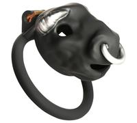 Master Series Bull - bull-head penis cage (black)