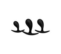 Dark Droplets 3 Piece Curved Anal Trainer Set