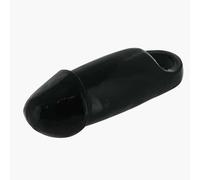MASTER SERIES Fat & Thick Penis Extender Black | Mens Cock Sheath Strap On