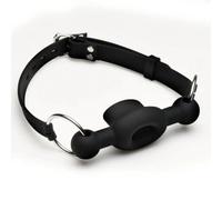 Master Series Forced Silicone Feeding Gag Adjustable Silicone Ring Mouth Restraint