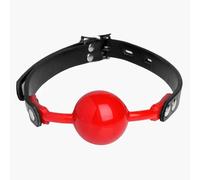 Master Series Hush Silicone Ball Gag Adjustable Strap Locking Buckle Restraint