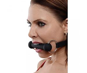 Master Series Mr. Ed Lockable Silicone Horse Bit Gag