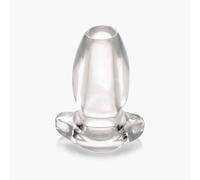 Master Series Peep Hole Clear Hollow Anal Butt Plug | Beginners Hollow Butt Plug