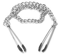 Master Series Reign Tweezer Nipple Vice, Silver