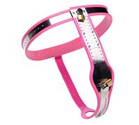 Master Series - Stainless Steel Adjustable Female Chastity Belt - Pin - P2222z