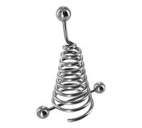 Master Series Stainless Steel Nipple Spiral Extender and Barbel