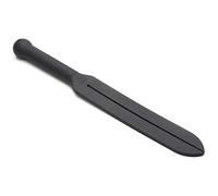 MASTER SERIES Stung Dual Tip Silicone Tawse BDSM Paddle. Spanking Paddle Tool, Flogger Sex Whips and Sex Bondage Toys for Adult Women, Men and Couples. 15 Inches Long, Black