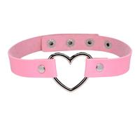 Master Series Sweet Heart Pink Heart Choker Collar