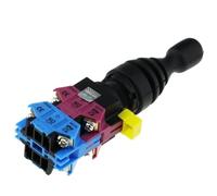 Master Switch 22mm Joystick Switch Momentary Latching Locking 4 position 4NO HKL-FW14/24 Wobble stick Monolever Cross Switch(HKLFW14 Latching)