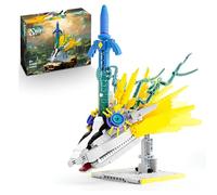 Master Sword Building Set, Creative Dragon Head Base Sword Bricks Kit, 702 PCS Animal MOC Weaponry Model Toy, Gifts for Fans Kids Adults and Home Office Decro