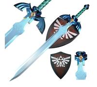 Master Sword & Hillian Shield Metal The Legend of Zelda Master Sword Hailian Shield Full Metal Kingdom Tears Cosplay Collection Stage Stage Stage (Master Sword)