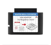 Master System Adapter & 1000 Games Cartridge,Play Retro 8-Bit Games on Genesis,SEGA Mega Drive Compatible,Classic Gaming Bundle (MS Cartridge Converter)