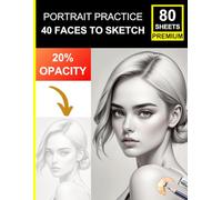 Master the Face: 40 Portraits to Trace and Shade: Master the Face: 40 Portraits to Trace and Shade