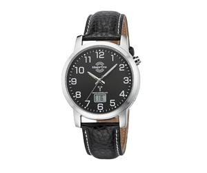 Master Time Funk basic series men's watch MTGA-10576-24L, leather wrist watch