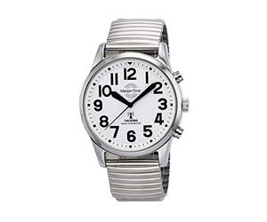 Master Time MTGA-10691-61M Radio-Controlled Quartz Talking Men's Watch Analogue with Metal Strap