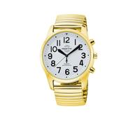 Master Time MTGA-10941-12Z Radio Quartz Talking Men's Watch Analogue with Metal Strap, Bracelet