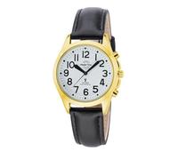 Master Time MTLA-10942-12L Radio Quartz Women's Analogue Watch with Leather Strap, Strap.