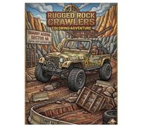 Master Truck: Rugged Rock Crawlers Coloring Book