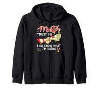 MASTER TRUST ME I DO KNOW WHAT I'M DOING Funny Master's Zip Hoodie