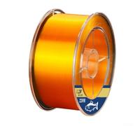 Master Your Fishing Skills with 220m Nylon Main Line, Exceptional Sensitivity for Catching Fish Efficiently (0.8# yellow)