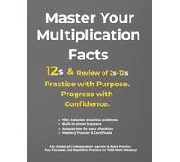 Master Your Multiplication Facts - 12’s & Complete Review (Master Your Multiplication Facts Series)