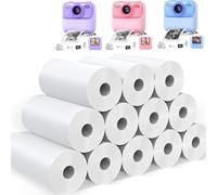 masterbee Printing paper, Replacement Paper of Instant Print Camera, Refill Thermal Paper 12 Rolls, Photo Printing Paper, BPA Free