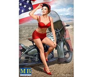 Masterbox 1:24 Scale Pin-up series, Kit No. 1. Marylin Construction Set (Grey)
