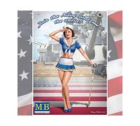 Masterbox 1:24 Scale Pin-up series, Kit No. 4 Suzie Construction Set (Grey)