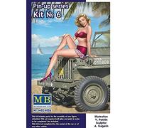 Masterbox 1:24 Scale Pin-up series, Kit No. 6 Samantha Construction Set (Grey)