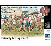 Masterbox 1:35 Scale British and American Paratroopers Friendly Boxing Match Figure