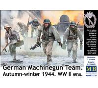 Glow2B Model Kit Masterbox 1:35 German Machine Gun Team Winter 1944 35220