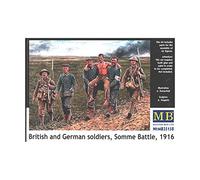 Masterbox 1:35 Scale British and German Soldiers, Somme Battle, 1916" Figure
