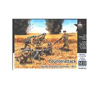 Masterbox 1:35 Scale Counterattack Soviet Infantry, Summer 1941" Assembly Parts